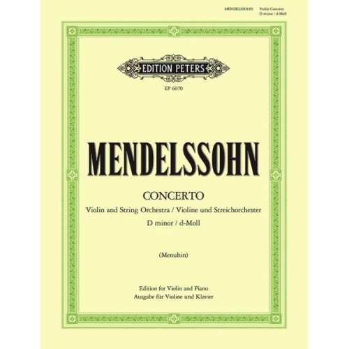 9790300707501EP6070 Concerto In D Minor