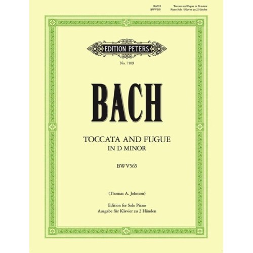 9790577080925EP7109 Toccata And Fugue In D Minor - Piano Solo