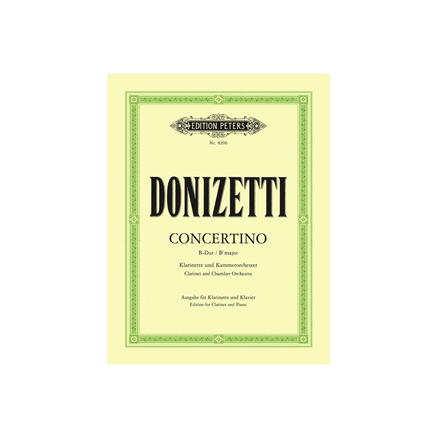 9790014062682EP8206 Clarinet Concertino in B flat