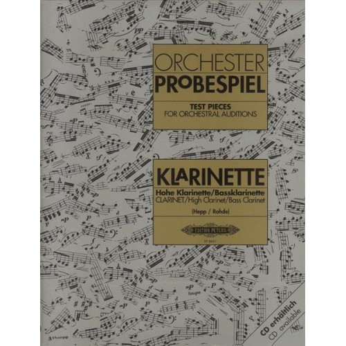 9790014069896EP8661 Orchester Probespiel Klarinette