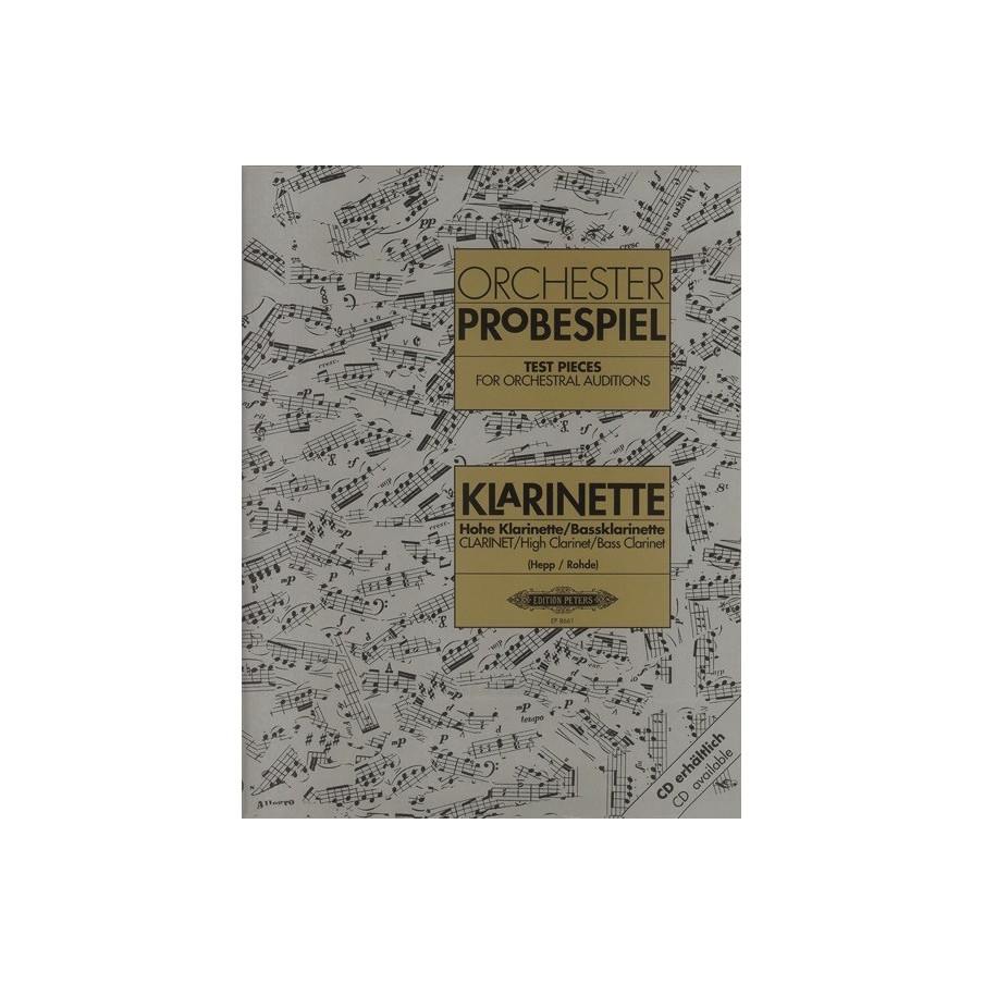 9790014069896EP8661 Orchester Probespiel Klarinette