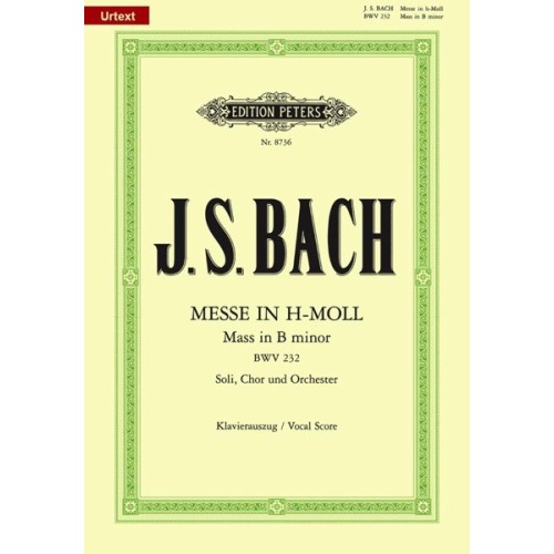 9790014070823EP8736 Mass In B Minor BWV 232