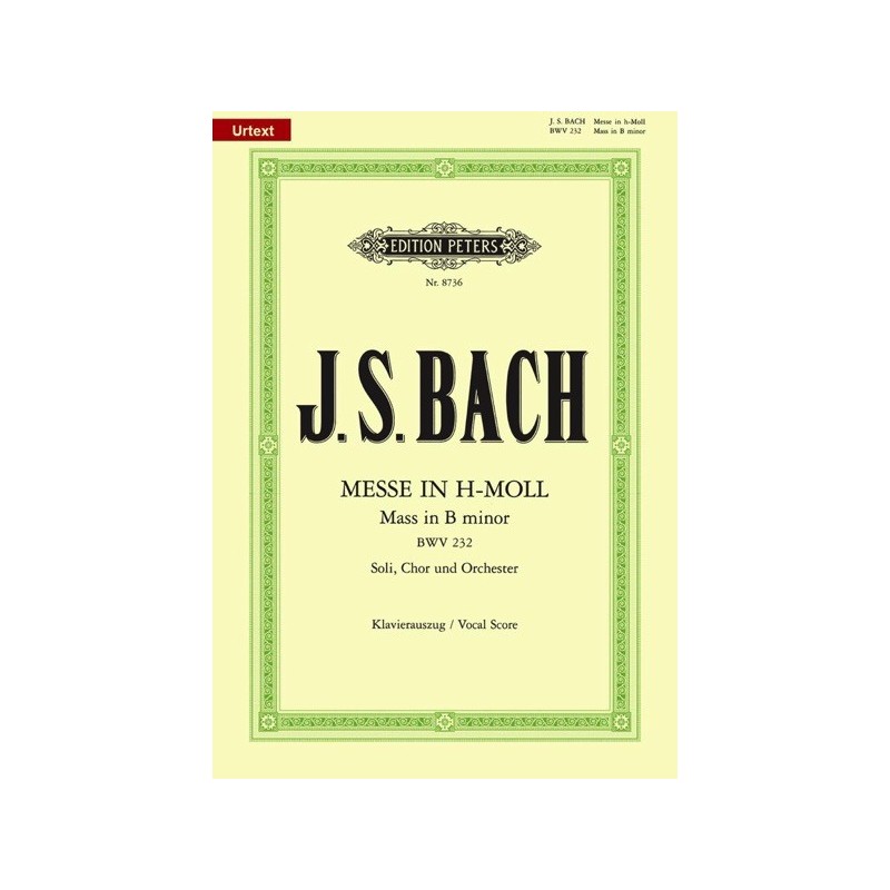 9790014070823EP8736 Mass In B Minor BWV 232