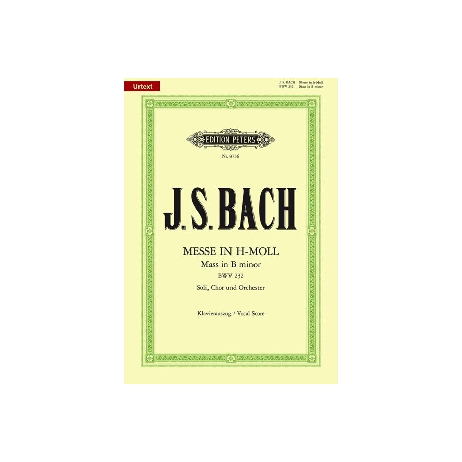 9790014070823EP8736 Mass In B Minor BWV 232