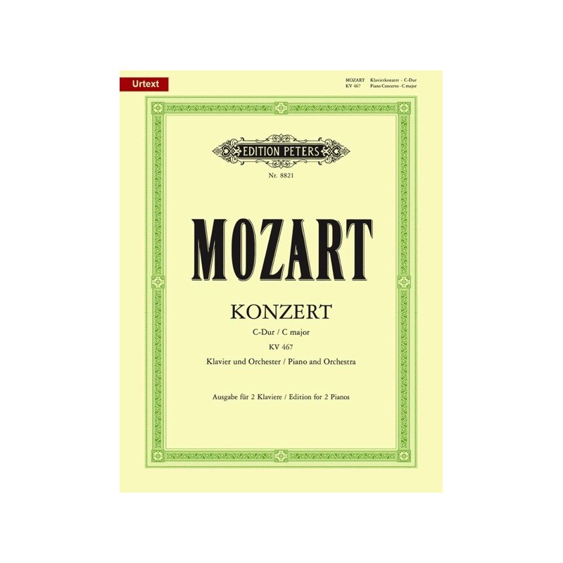 9790014071523EP8821 Concerto No.21 In C K467