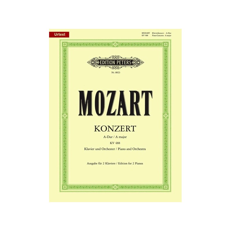 9790014071547EP8823 Concerto No.23 In A K488