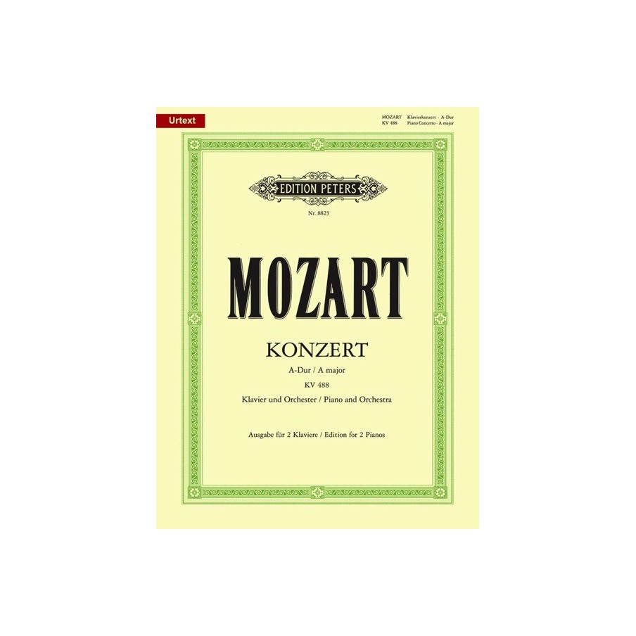 9790014071547EP8823 Concerto No.23 In A K488