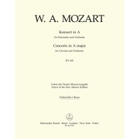 9790006456284BA4773-82 Clarinet Concerto In A K.622