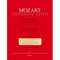 9790006457908BA4865A Violin Concerto No.3 In G K.216