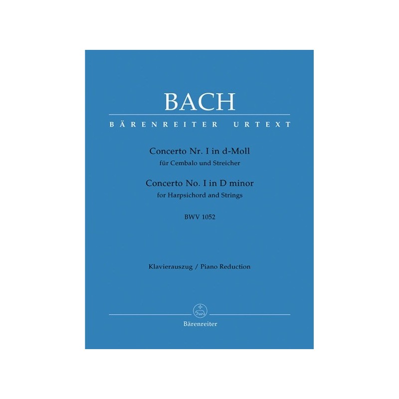 9790006505456BA5224-90 Harpsichord Concerto No.1 in D minor