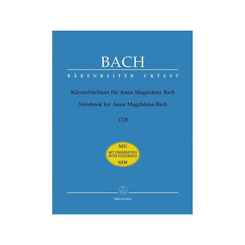 9790006524396BA5242 Notebook for Anna Magdalena Bach 1725