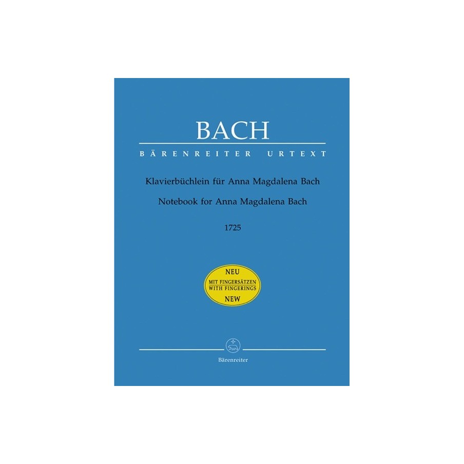 9790006524396BA5242 Notebook for Anna Magdalena Bach 1725
