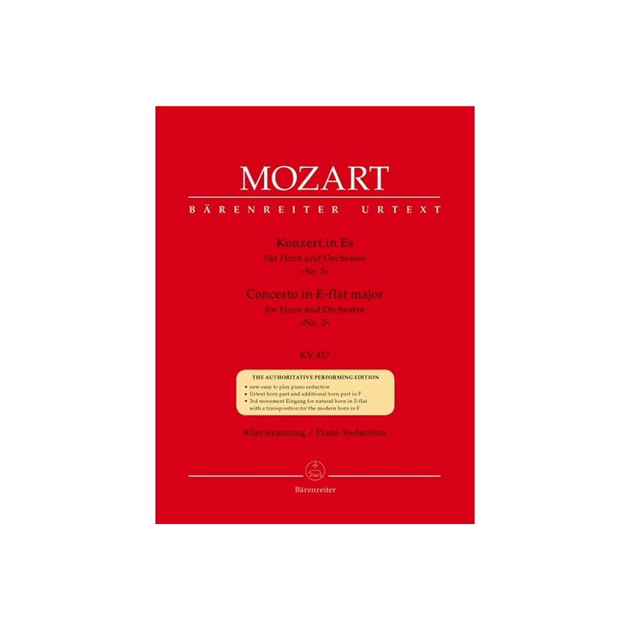 9790006467143BA5311A Horn Concerto in E-flat major No. 2