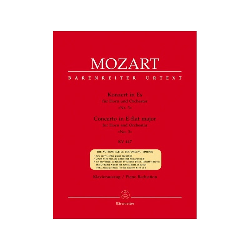 9790006467211BA5312A Horn Concerto in E-flat major No. 3