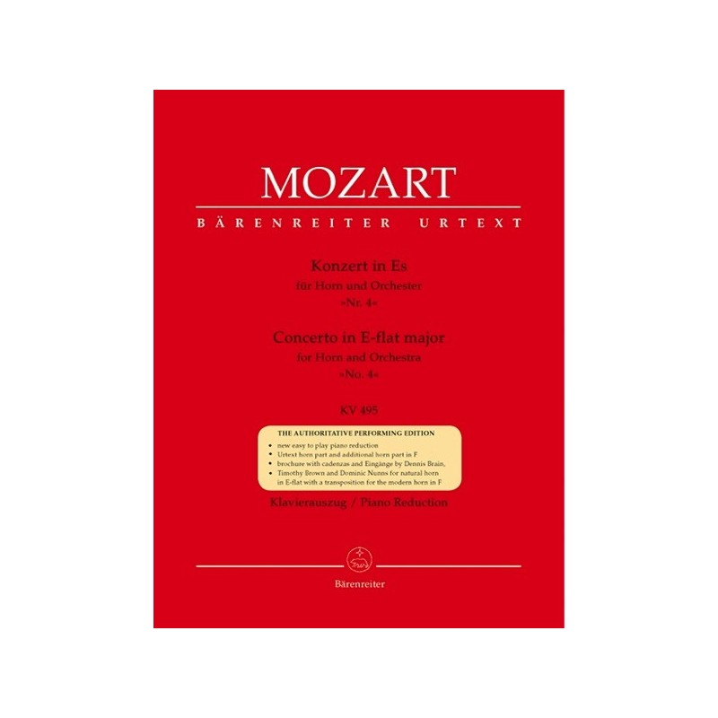 Horn Concerto in E-flat major No. 4 