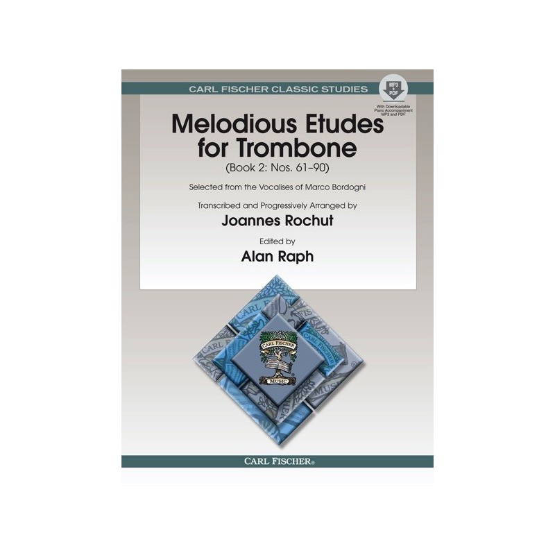 798408090593798408090593CFO1595X Melodious Etudes for Trombone, Book 2: Nos. 61-90