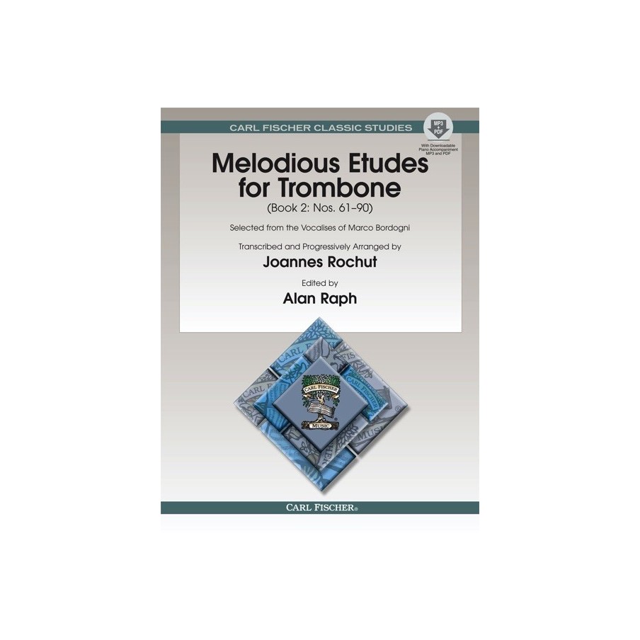 798408090593798408090593CFO1595X Melodious Etudes for Trombone, Book 2: Nos. 61-90