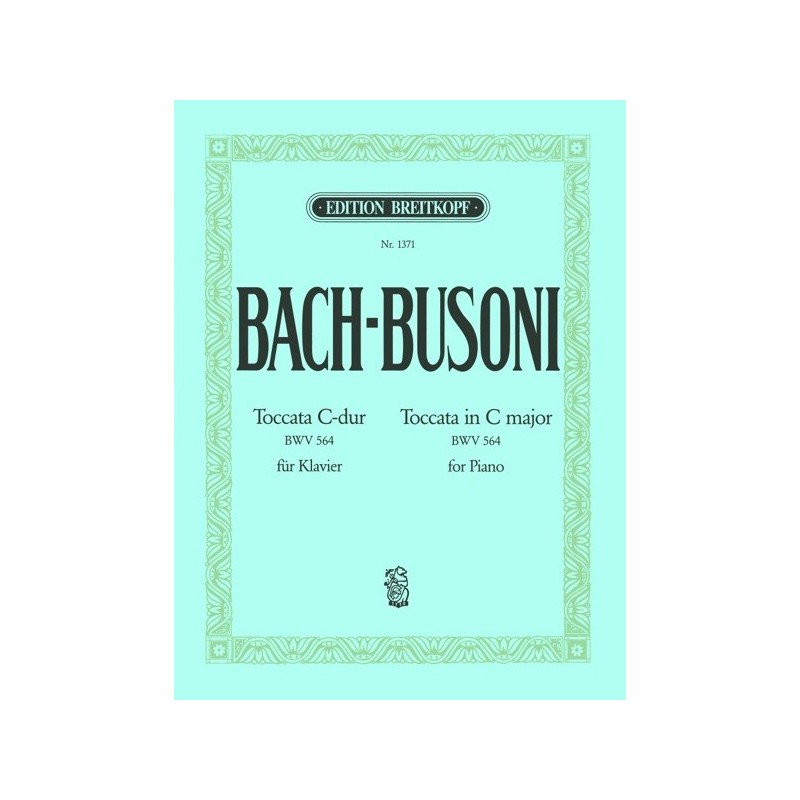 9790004160466BRK1371 Toccate C Bwv564 (Busoni)