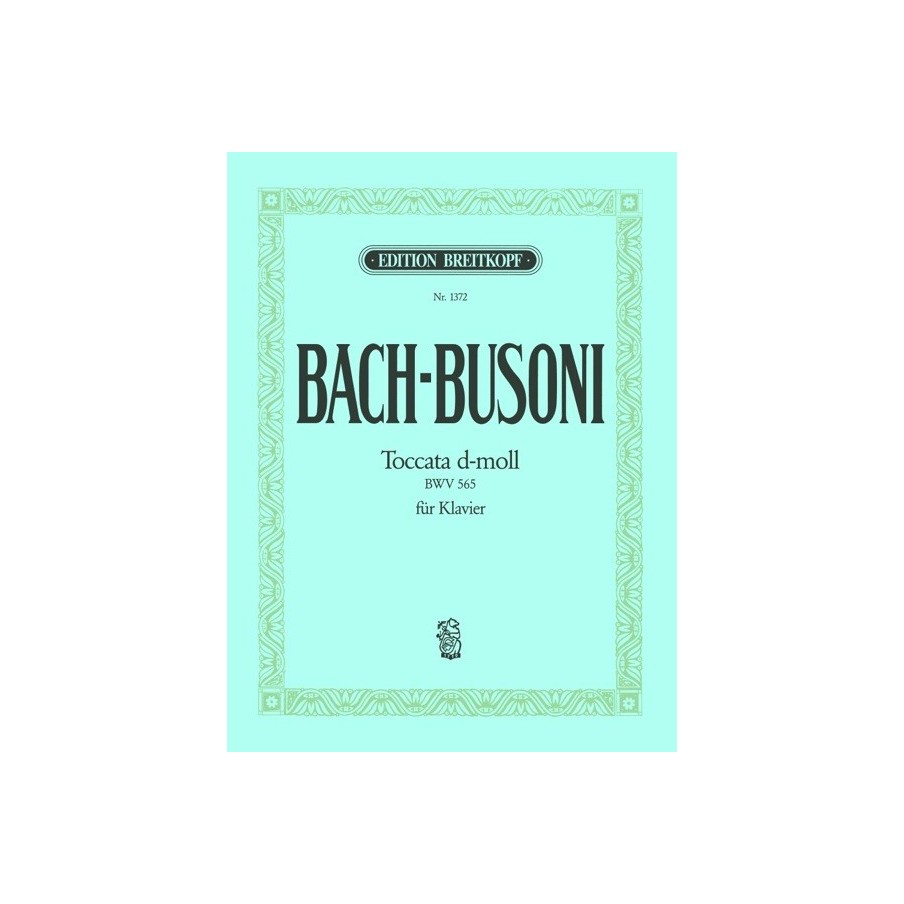 9790004160473BRK1372 Toccata D Bwv565 (Busoni)