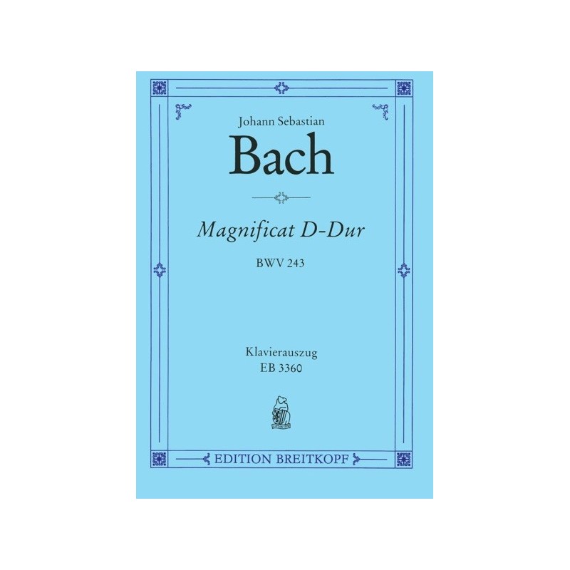 9790004161739BRK3360 Magnificat D Bwv243