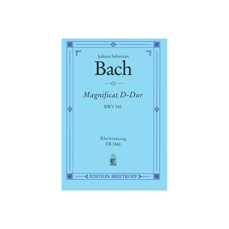 9790004161739BRK3360 Magnificat D Bwv243