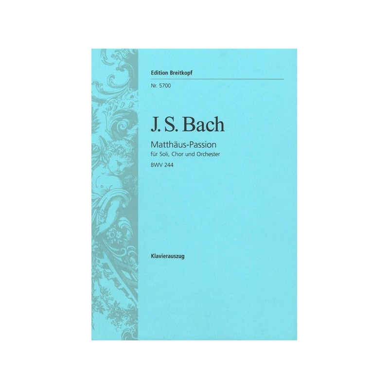 9790004164839BRK5700 Matthäus Passion BWV 244 / St. Matthew Passion BWV