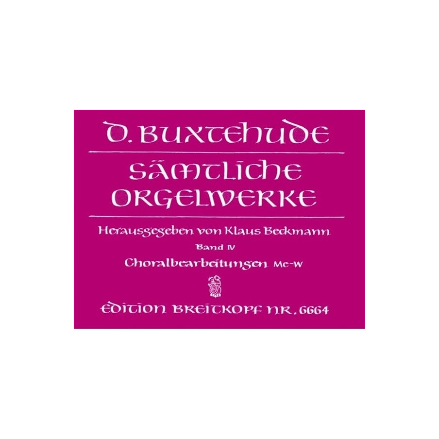 9790004168691BRK6664 Orgelwerke 4 (Samtliche)