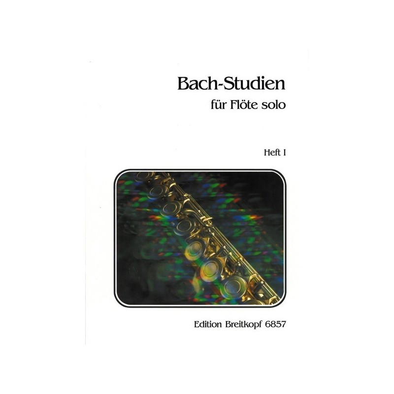 9790004170434BRK6857 Bach Studies For Flute Solo - Volume 1