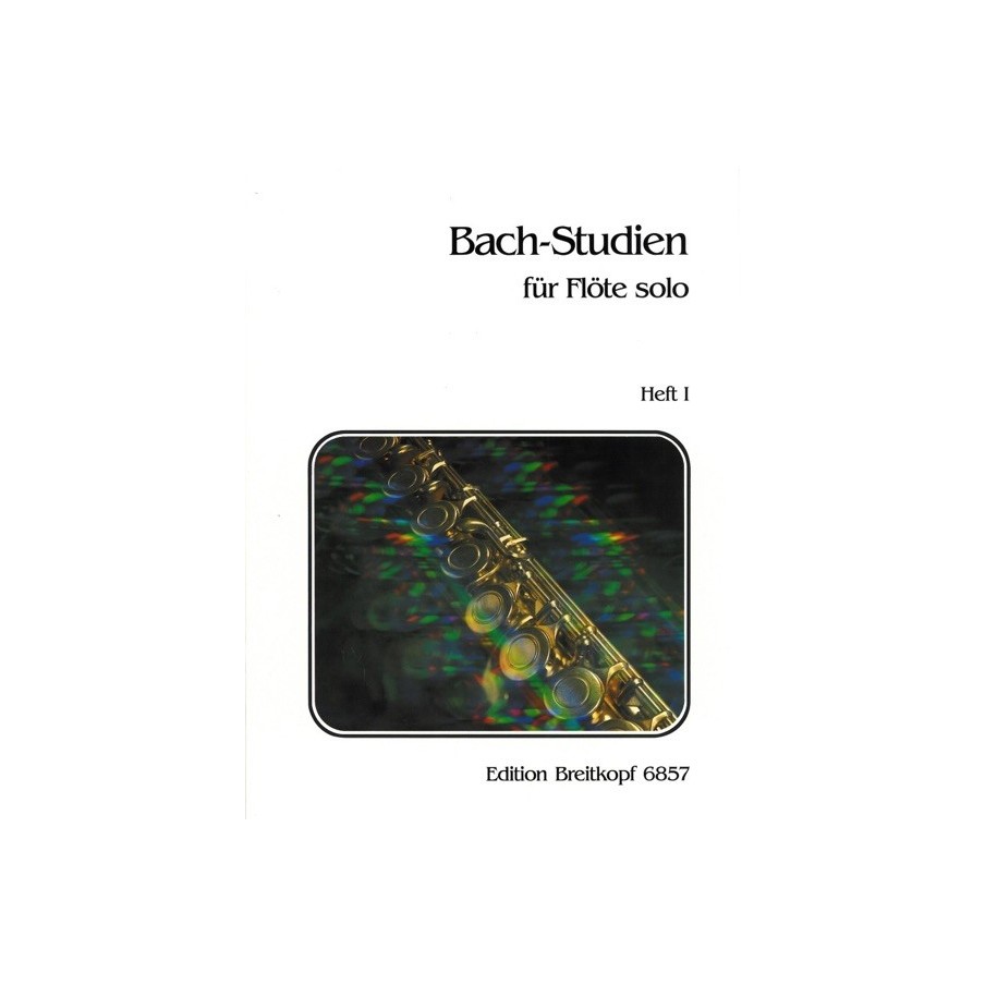 9790004170434BRK6857 Bach Studies For Flute Solo - Volume 1