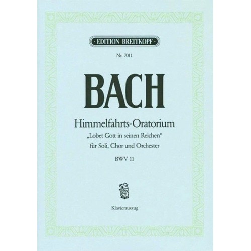 9790004171653BRK7011 Cantata 11 Lobet Gott In Seinen Reichen