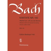 9790004172940BRK7140 Kantate BWV 140 „Wachet auf, ruft uns die Stimme“