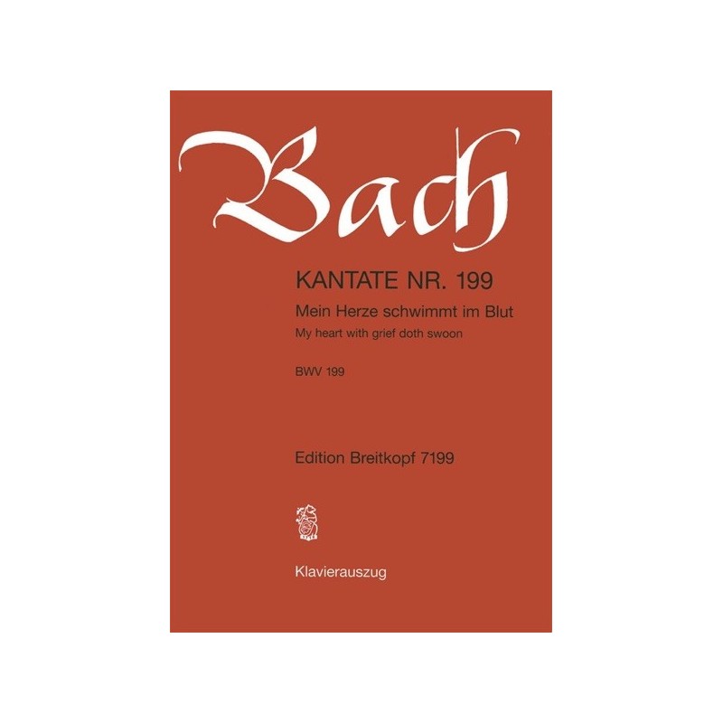 9790004173534BRK7199 Kantate 199 Mein Herze