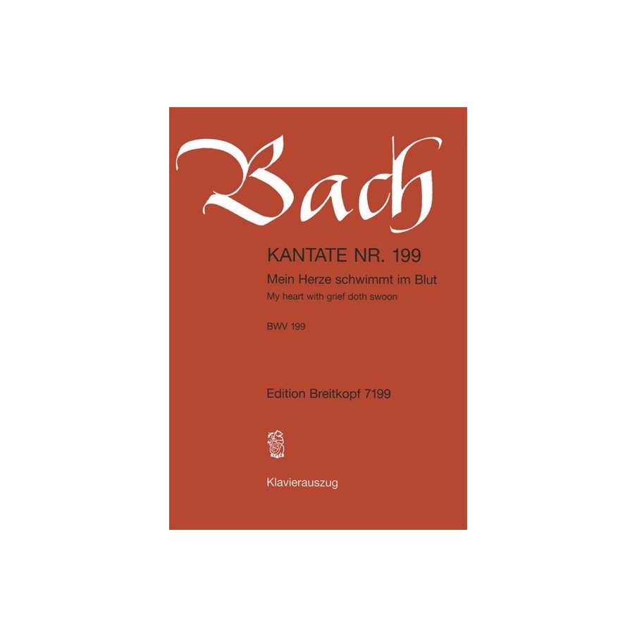 9790004173534BRK7199 Kantate 199 Mein Herze