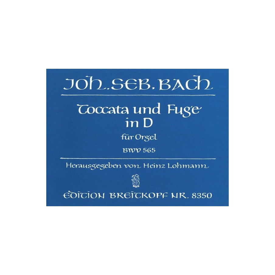 9790004176573BRK8350 Toccata & Fuga D Bwv565