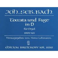 9790004176573BRK8350 Toccata & Fuga D Bwv565