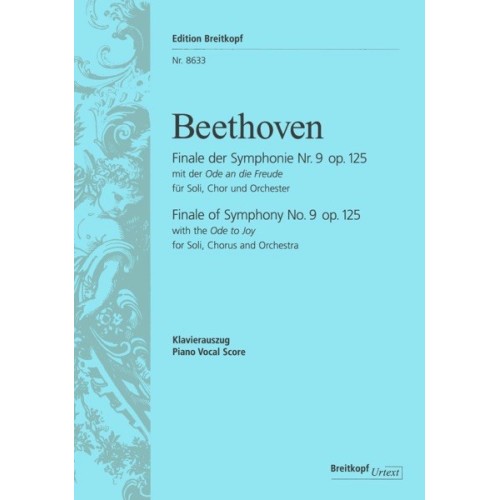 9790004182284BRK8633 Symphony No 9 D-Moll Op. 125