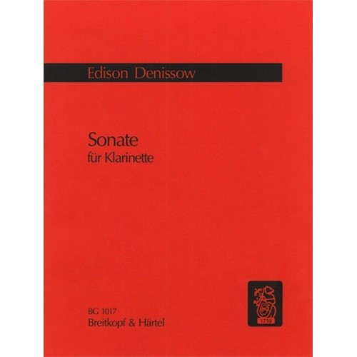9790004140222BRKBG1017 Sonata for Clarinet