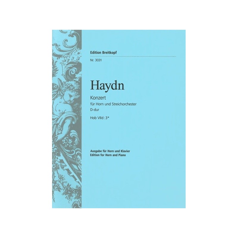 9790004161456BRKEB3031 Hornkonzert D-Dur Hob VIId:3 / Horn Concerto in D