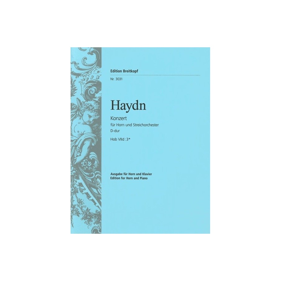 9790004161456BRKEB3031 Hornkonzert D-Dur Hob VIId:3 / Horn Concerto in D