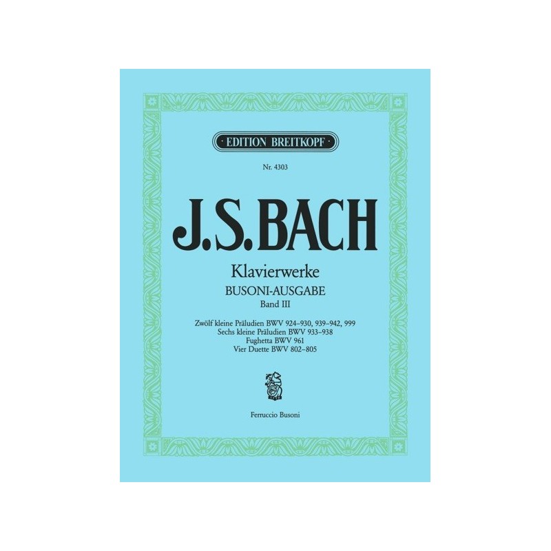 9790004162576BRKEB4303 Kleine Präludien