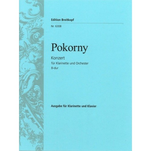 9790004166420BRKEB6308 Klarinettenkonzert B-dur