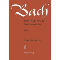 9790004173459BRKEB7191 Cantata 191 Gloria In Excelsis Deo