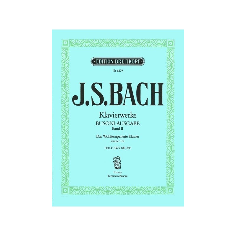 9790004175958BRKEB8279 Wohltemperiertes Klavier II/4