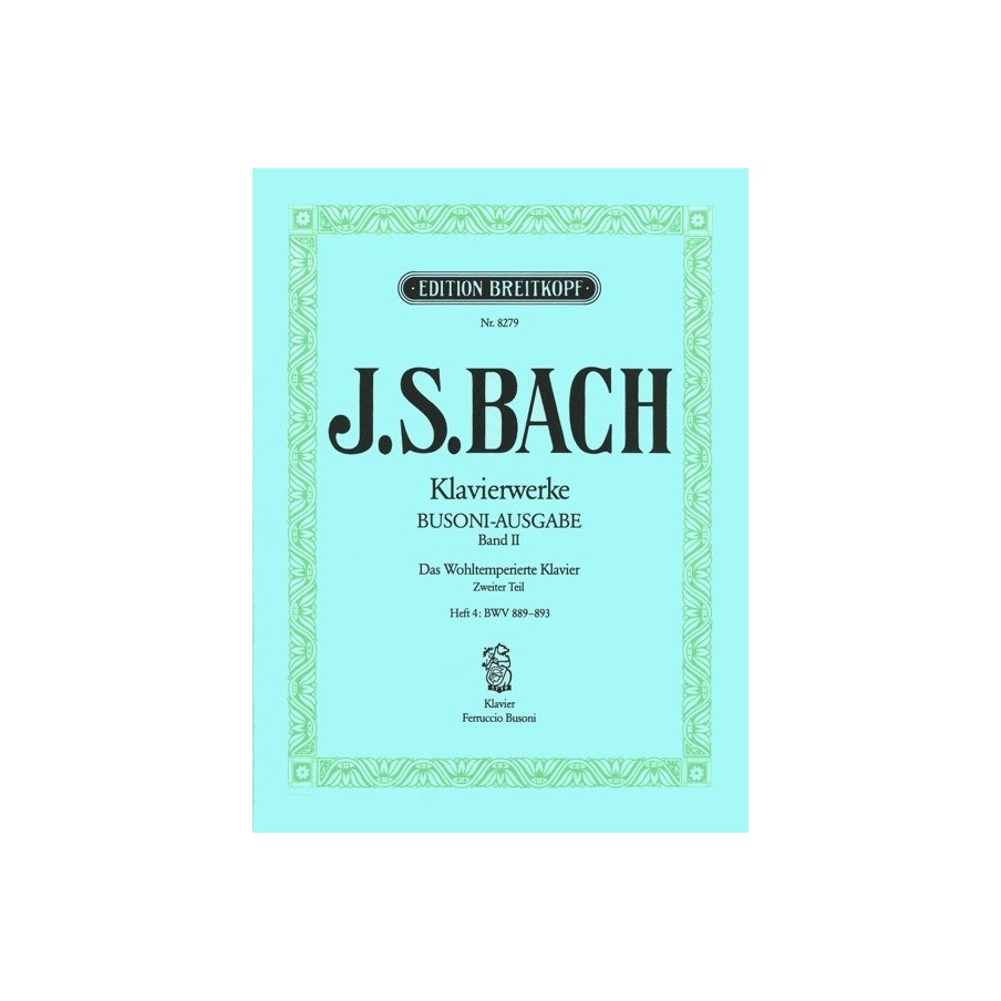 9790004175958BRKEB8279 Wohltemperiertes Klavier II/4