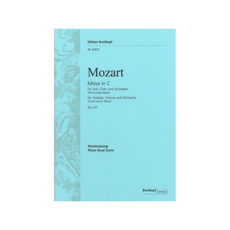 9790004177495BRKEB8453 Krönungsmesse KV317