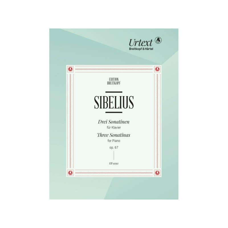 9790004188668BRKEB9392 3 Sonatinas Opus 67