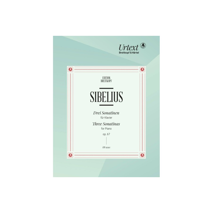 9790004188668BRKEB9392 3 Sonatinas Opus 67