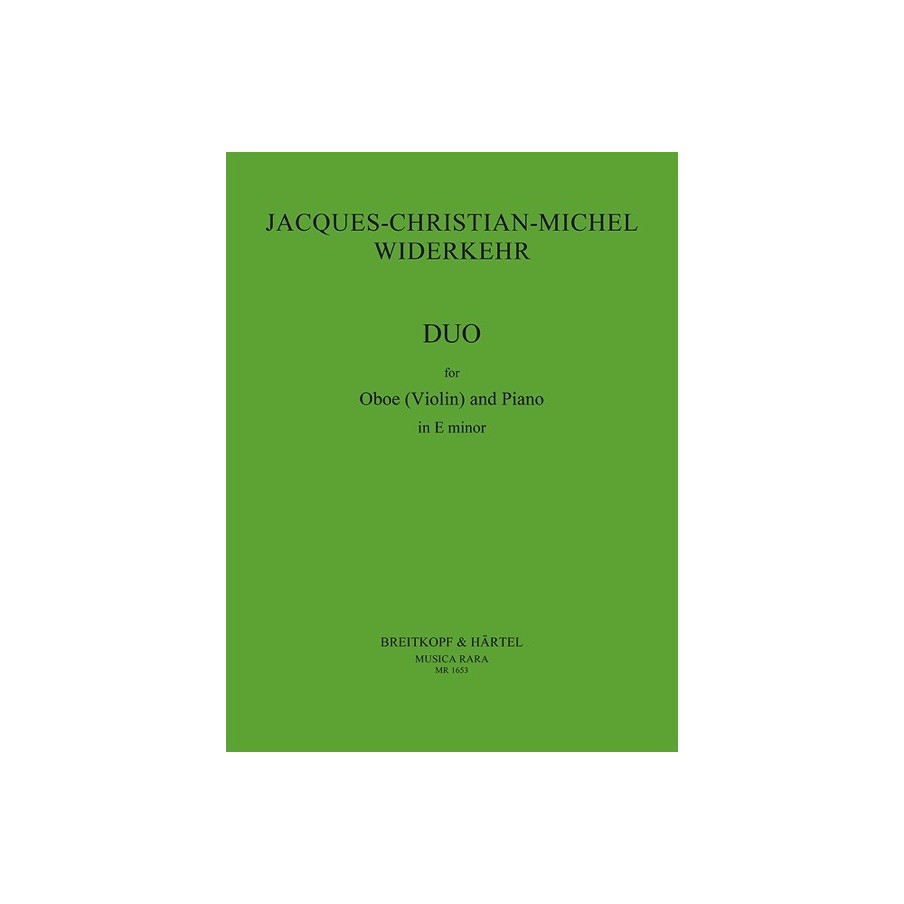 9790004483374BRKMR1653 Duo Sonate