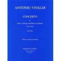 9790004485415BRKMR1945A Concerto For Oboe In D Minor RV 454