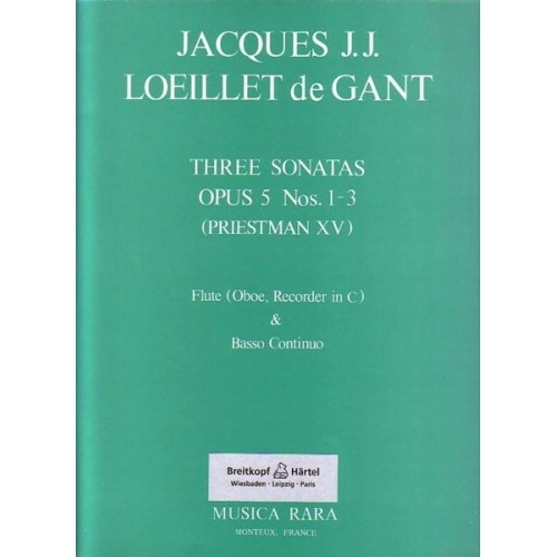 9790004485996BRKMR2034 Sechs Sonaten op. 5/1-3